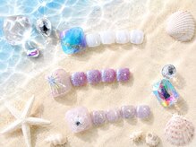ネイルンデコ (Nailn Deco)の雰囲気（夏季限定☆フット9月定額ネイル5480円新デザイン♪）