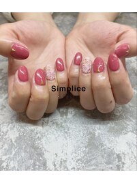 【HAND】ツイードネイル