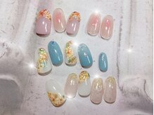 ハッピービューティー(Happy Beauty)/ミモザネイル