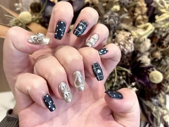 シオネイルサロン 下北沢2号店(sio.nailsalon)/パーツ込おまかせコース(90min)