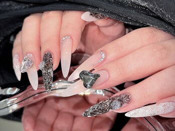 エコー(Echo)/大人っぽいレースネイル