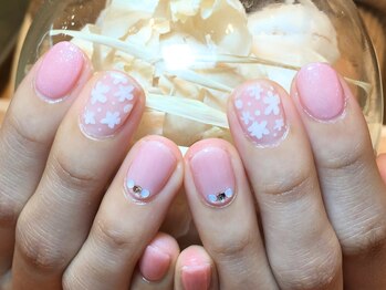 フラワーネイル。