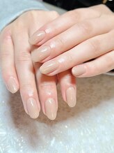 ネイルアンドまつげエクステ専門サロン スリー(THREE)/ナチュラルヌーディーカラー