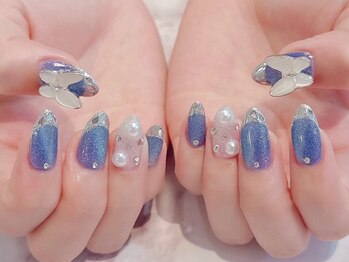 ラルネイル 大宮(Lull. nail)/#ガラスフレンチ