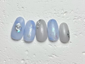 アークネイル 下北沢(urk.nail)/ブルーニュアンス