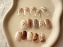 リルーム 新宿東口(rroom)の雰囲気（大人可愛い透け感デザイン/淡色ニュアンスもご用意ございます◎）