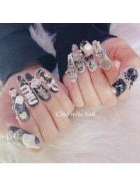 【スカルプ長さだしネイル】