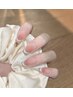 【Hand新規オフ無料】チークxマグネットフレンチネイル