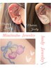 【日頃のご褒美に☆】耳つぼジュエリー6粒×ボディジュエリー10cm前後¥5,000