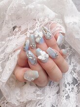 ローラネイル(Roller nail)/スカルプストーン乗せ放題¥12500