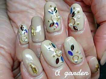 ネイルサロン アルファガーデン 町田本店(α garden)/6本アートコース●オフ込み2.5h