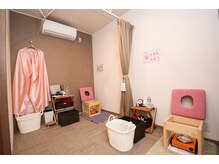 味岡整骨院/よもぎ蒸しのお部屋です