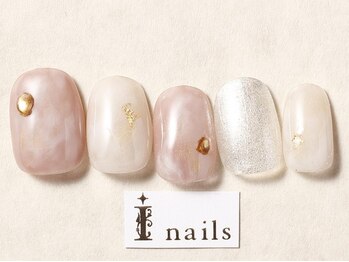 アイ ネイルズ 天神店(I nails)/ヌーディーニュアンス