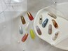 【派手なネイルができない方】約50種のサンプルから♪定額1本アート/¥6900