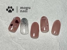 モグネイル(Mogunail)/バレンタインネイル/冬ネイル