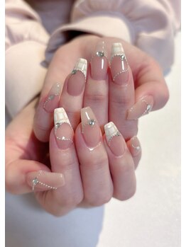 ネイルサロン エフ(ef)/チェックとフレンチ