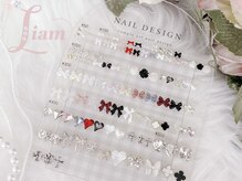 リアムネイル(Liam nail)の雰囲気（パーツも小さい物から大きい物まで豊富にご用意しております♪）
