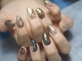 ニュアンス◇長さだし秋ネイル