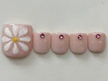 ネイルメゾン 天神店(NAIL MAISON)/ピンクぷっくりお花パーツ¥8500