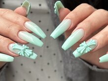 ネイルズカフェアン 姫路駅前店(nails cafe an)/onecolor × gradation