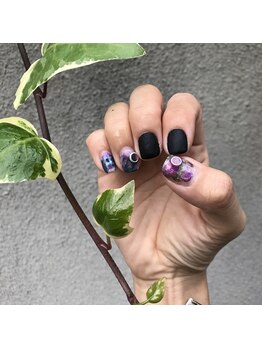 サニーサイドアップ ネイル(Sunny SideUp nail)/galaxy art