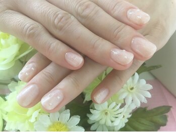 ベージュカラグラ☆定額デザイン