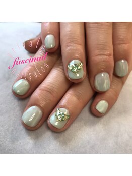 ニュアンスマーブルネイル