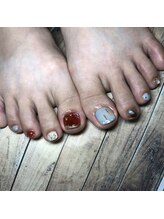 ピピランチェ(PIPIRANCHE)/ニュアンスフットネイル