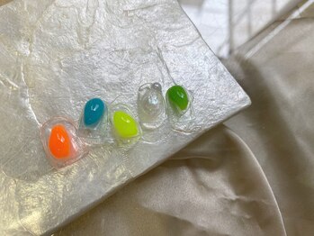 ネイルサロン ティディ(TIDY)/夏ニュアンスネイル