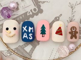 クリスマスネイル