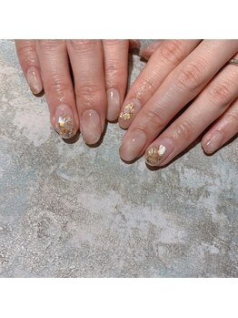 アティックネイルアトリエ(attic nail atelier)/バロックパールネイル★