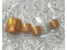 ミュウネイル(miu_nail)/フット/オーロラ×ニュアンス