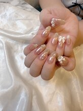 イリス(iris)/リボンミラーネイル