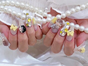 プティネイル(Puty Nail)/寝そべりネイル 3D スカルプ