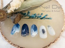 ネイルドール(Nail Doll)/ニュアンスブルー