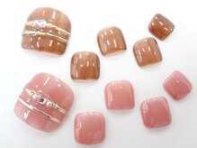 ネイルサロン クイール 小山店(NAIL SALON QUILL)/ワンカラー＋リングアート