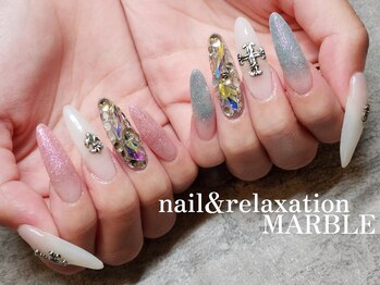 ネイルアンドリラクゼーション マーブル(MARBLE)/フラッシュネイル（持ち込み）