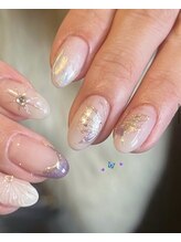 リアネイル(liaNail)/ラプンツェル風ネイル