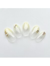 ゲラデーションネイル　キラキラ