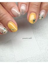 ユメミネイルズ(yumemi.nails)/ドライフラワーネイル