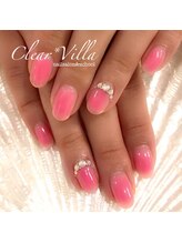 ネイルサロンクリアヴィラ(nail salon clear villa)/チークネイル