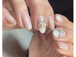 マグネットグラデーションネイル