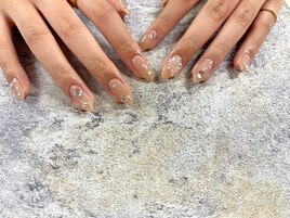 リボンニュアンスネイル