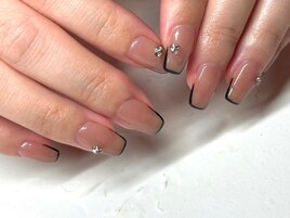 スキニーフレンチネイル