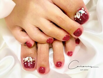 ネイル アトリエ クロリ(nail atelier Coloris)/フラッシュ/フット/ワンカラー