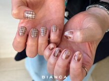 ビアンカ ネイルサロン 大宮店(Bianca)/ブラウンアシメネイル