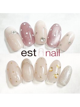 エストラッシュアンドネイル 銀座店(est lash&nail)の写真/【２１時まで営業】お仕事終わりにも通いやすい♪OLさんや大人女性に人気のシンプルなデザインも豊富☆
