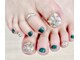 ネイルサロン ジェイ(Nail Salon J)の写真/《ご新規様オフ無料・90分やり放題ネイル￥6480～》種類豊富なパーツの中から好きなパーツを選んで付け放題!