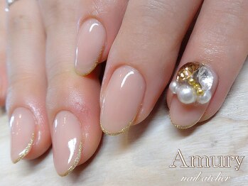 アミュリー ネイル アトリエ(Amury nail atelier)/うる艶☆オフィスネイル♪
