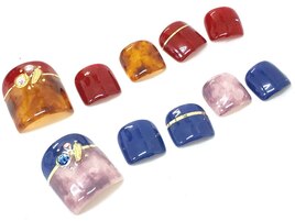 ワンカラー+べっ甲